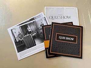 Imagen del vendedor de Quiz Show Presskit 1994 John Turturro, Ralph Fiennes, Paul Scofield, Redford! a la venta por AcornBooksNH