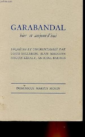 Seller image for GARABANDAL HIER ET AUJOURD'HUI for sale by Le-Livre