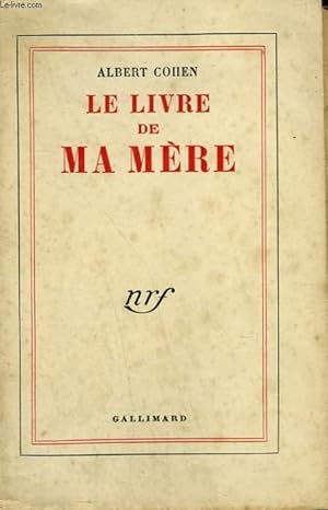 Image du vendeur pour LE LIVRE DE MA MERE. mis en vente par Le-Livre