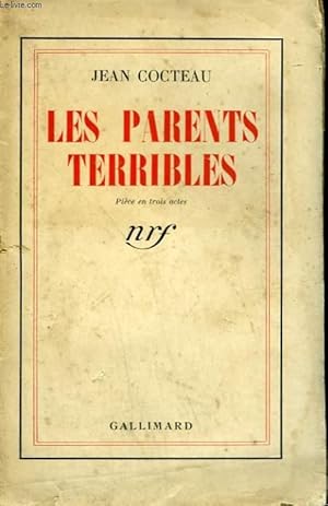 Imagen del vendedor de LES PARENTS TERRIBLES. PIECE EN TROIS ACTES. a la venta por Le-Livre