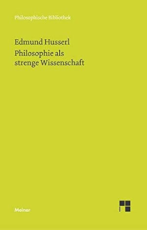 Imagen del vendedor de Philosophie ALS Strenge Wissenschaft a la venta por Rarewaves.com USA