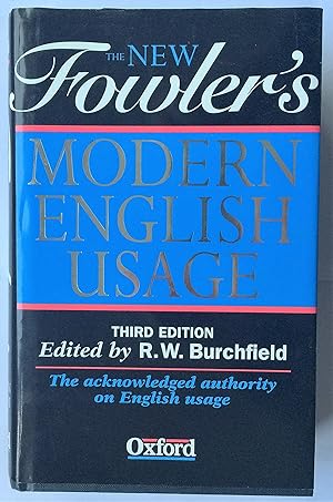 Immagine del venditore per The New Fowler's Modern English Usage venduto da Zoom Books Company