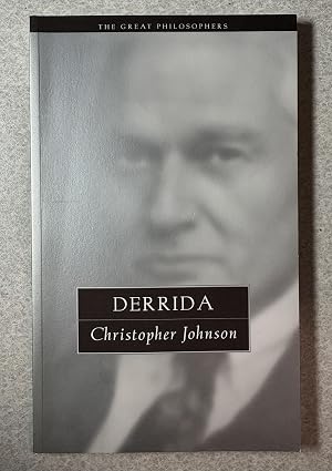 Imagen del vendedor de Derrida: The Great Philosophers (The Great Philosophers Series) a la venta por Rosario Beach Rare Books