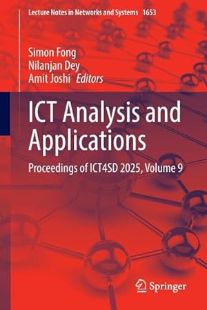 Imagen del vendedor de ICT Analysis and Applications a la venta por BuchWeltWeit Ludwig Meier e.K.