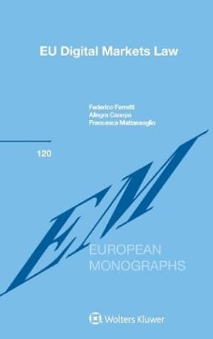 Imagen del vendedor de EU Digital Markets Law a la venta por Rarewaves.com USA