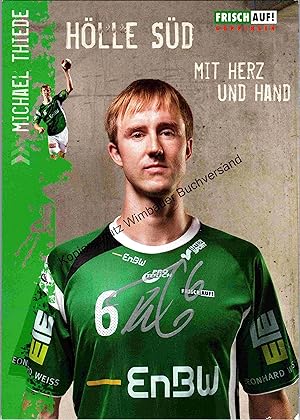Bild des Verk�ufers f�r Original Autogramm Michael Thiede Frisch auf! G�ppingen Handball /// Autogramm Autograph signiert signed signee Saison 2010 / 2011 zum Verkauf von Antiquariat im Kaiserviertel | Wimbauer Buchversand