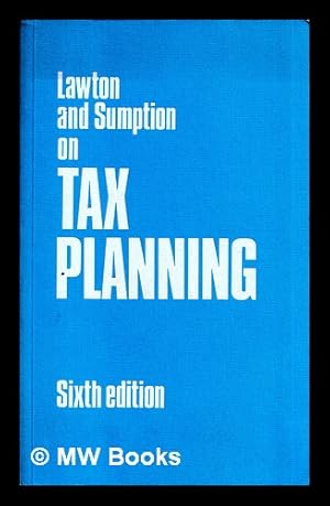 Bild des Verk�ufers f�r Tax planning zum Verkauf von MW Books