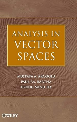 Imagen del vendedor de Analysis in Vector Spaces a la venta por Rarewaves.com UK