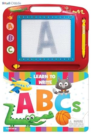 Immagine del venditore per Phidal Learn to Write ABCs Read & Doodle - Learning resources for kids, a magnetic drawing pad, an easy-to-use pen, 22-page board book for reading and drawing venduto da Zoom Books East