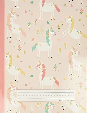 Imagen del vendedor de Unicorn Flowers - Primary Story Journal: Dotted Midline and Picture Space | Grades K-2 Composition School Exercise Book | 100 Story Pages a la venta por Zoom Books East