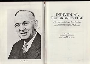 Immagine del venditore per Individual Reference File of Extracts From the Edgar Cayce Readings, referred to as the "black book" in Edgar Cayce, the Sleeping Prophet by Jess Stern venduto da Joseph Valles - Books