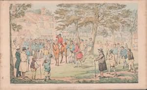 Imagen del vendedor de The Meet of the Owl Hounds. First edition of the etching. a la venta por Wittenborn Art Books