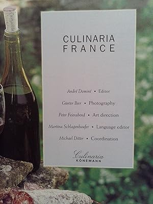 Immagine del venditore per Culinaria France (Culinaria Series) venduto da Greenworld Books