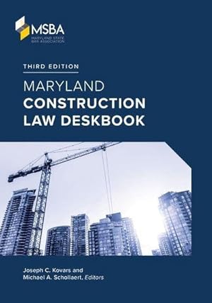 Immagine del venditore per Maryland Construction Law Deskbook venduto da AHA-BUCH GmbH