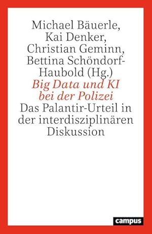 Immagine del venditore per Big Data und KI bei der Polizei venduto da Rheinberg-Buch Andreas Meier eK