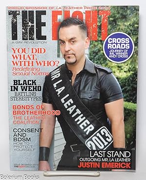 Imagen del vendedor de The Fight: a gay revolution; #38, March 2014: Last Stand: Outgoing Mr. Leather, Justin Emerick a la venta por Bolerium Books Inc.