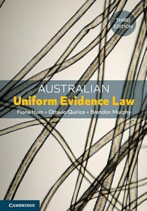 Imagen del vendedor de Australian Uniform Evidence Law a la venta por AHA-BUCH GmbH