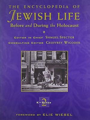 Imagen del vendedor de The Encyclopedia of Jewish Life Before and During the Holocaust, Volume II a la venta por Goodwill Books