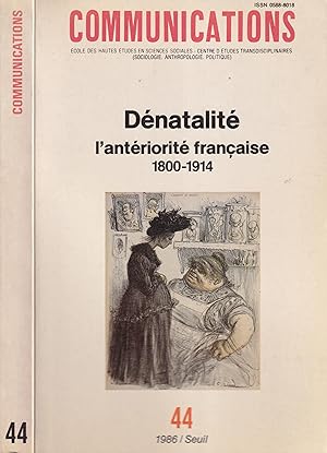 Immagine del venditore per Communications - D�natalit� : l'ant�riorit� fran�aise, 1800-1914 venduto da Librairie Diona