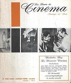 Immagine del venditore per Image et Son - La Revue du Cin�ma n� 240 juin 1970 venduto da Librairie Diona