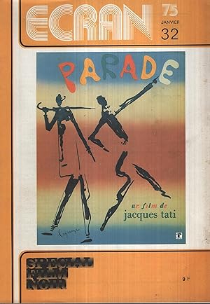 Imagen del vendedor de �cran n� 32 janvier 1975 a la venta por Librairie Diona
