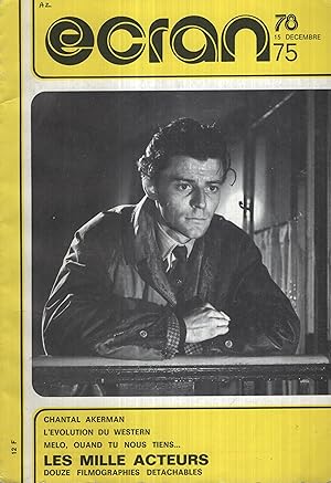 Seller image for �cran n� 75 d�cembre 1978 for sale by Librairie Diona