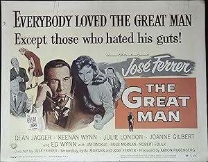 Imagen del vendedor de The Great Man Complete Lobby Card Set 1957 Jose Ferrer, Julie London! a la venta por AcornBooksNH