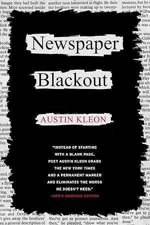 Seller image for Newspaper Blackout for sale by Zoom Books Company
