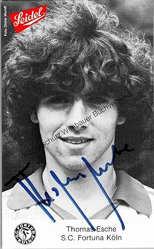 Bild des Verk�ufers f�r Original Autogramm Thomas Esche Fortuna K�ln /// Autograph signiert signed signee zum Verkauf von Antiquariat im Kaiserviertel | Wimbauer Buchversand