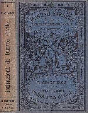 Bild des Verk�ufers f�r Istituzioni di diritto civile italiano zum Verkauf von Biblioteca di Babele