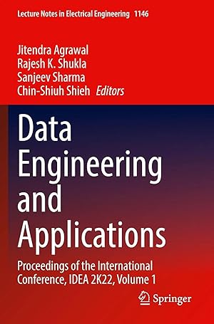 Bild des Verk�ufers f�r Data Engineering and Applications | Proceedings of the International Conference, IDEA 2K22, Volume 1 zum Verkauf von preigu