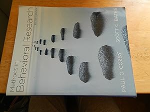 Bild des Verk�ufers f�r Methods in Behavioral Research zum Verkauf von Greenworld Books