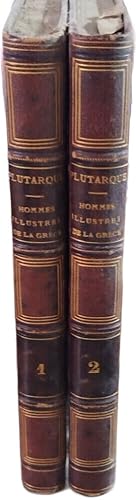Seller image for Vies des hommes illustres de la grece avec une notice sur Plutarque par M. Dauban / 2 tomes for sale by Maison Vallon Librairie