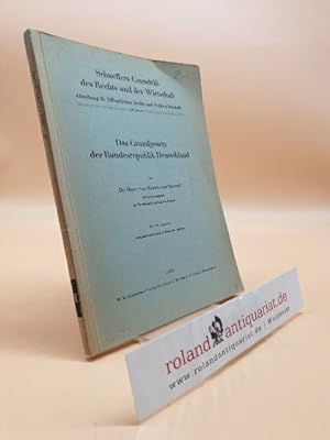 Seller image for Das Grundgesetz der Bundesrepublik Deutschland (Schaeffers Grundriss des Rechts und der Wirtschaft, Abt. II: �ffentliches Recht und Volkswirtschaft, 28/1. Band) for sale by Roland Antiquariat UG haftungsbeschr�nkt