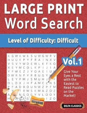 Immagine del venditore per Large Print Word Search - Level of Difficulty venduto da Rarewaves USA