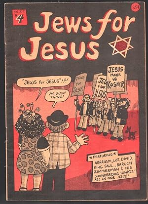 Jews For Jesus #4 1973-Steve Gregg in underground comix style-35 cent cover price