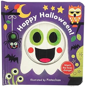 Bild des Verk�ufers f�r Happy Halloween! (A Changing Faces Book): A Board Book zum Verkauf von Off The Shelf