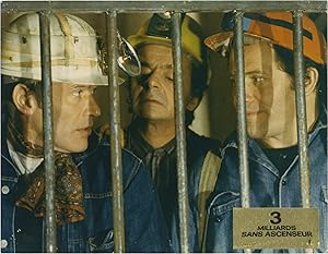 Bild des Verk�ufers f�r 3000 Million Without an Elevator [3 Milliards Sans Ascenseur] (Original French color lobby card from the 1972 film) zum Verkauf von Royal Books, Inc., ABAA