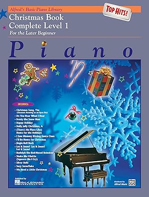 Seller image for Alfred's Basic Piano Library Top Hits! Christmas Complete, Bk 1: For the Later Beginner for sale by Zoom Books East