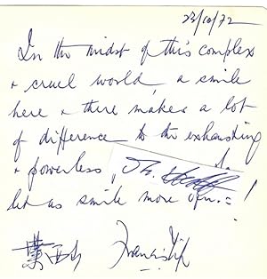 Seller image for FRANCES YIP Lai-yee (1947) S�ngerin und Schauspielerin aus Hongkong / Hong Kong singer. She is best known for performing many of the theme songs for television series produced by TVB in the 1980s and early 1990s. for sale by Herbst-Auktionen