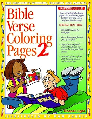 Seller image for Bible Verse Coloring Pages - 2 for sale by Zoom Books Company