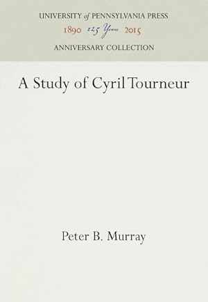 Imagen del vendedor de Study of Cyril Tourneur que vende GreatBookPricesUK