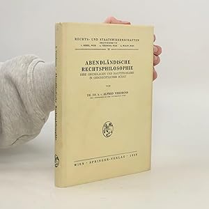 Imagen del vendedor de Abendl�ndische Rechtsphilosophie a la venta por Bookbot