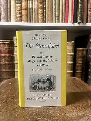 Bild des Verk�ufers f�r Die Bienenfabel oder Private Laster als gesellschaftliche Vorteile. (= Bibliothek des 18. Jahrhunderts). zum Verkauf von Antiquariat Seibold
