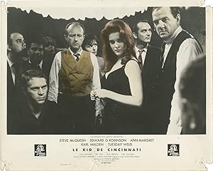Imagen del vendedor de The Cincinnati Kid [Le Kid de Cincinnati] (Collection of twelve original French hand-tinted lobby cards from the 1965 film) a la venta por Royal Books, Inc., ABAA