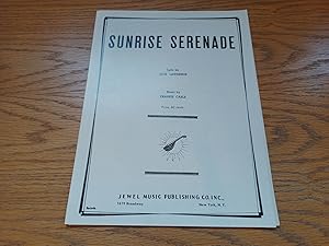 Seller image for Sunrise Serenade Jack Lawrence Frankie Carle 1939 Jewel Music for sale by MPBookstore