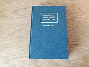 Imagen del vendedor de Pittsburgh Series In Bibliography Thomas Carlyle by Rodger Tarr 1989 a la venta por MPBookstore