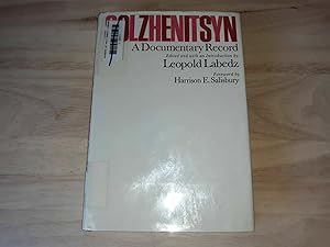 Seller image for Solzhenitsyn: a documentary record Hardcover ? 1971 by Leopold Labedz (Author) for sale by MPBookstore