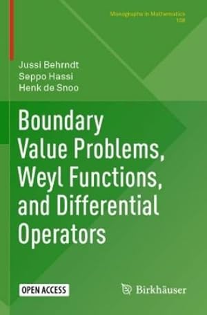 Immagine del venditore per Boundary Value Problems, Weyl Functions, and Differential Operators venduto da Rarewaves.com UK