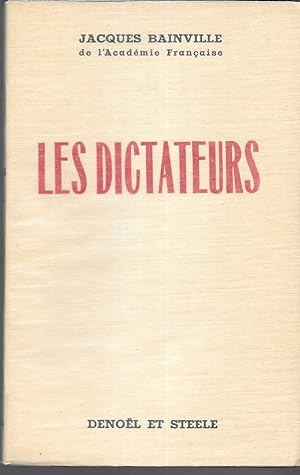 Seller image for Les dictateurs for sale by ab46